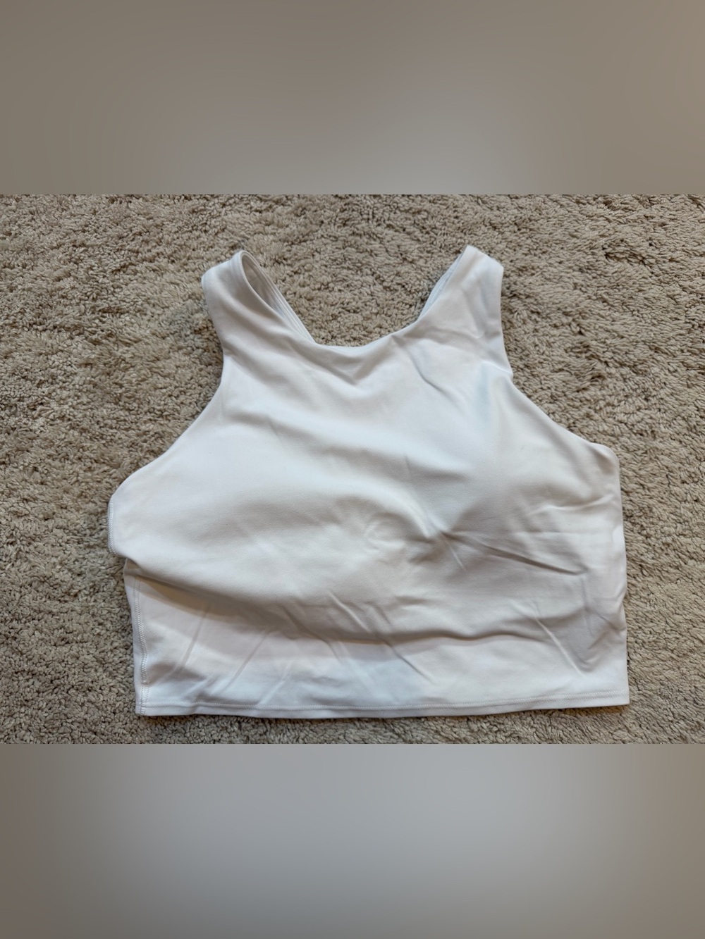 Athleta Women’s White Crop Tank Top